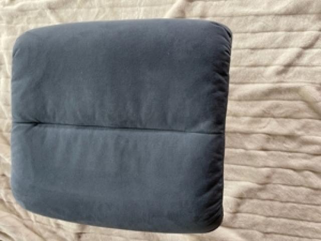 Stressless Hocker groß 55cm x 50cm Navy Blau neuwertig Stressles - 1